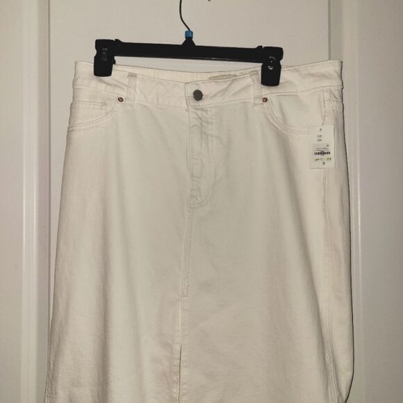 Dl1961 Asra Maxi Skirt ECRU Size 29 Nwt - Picture 5 of 9